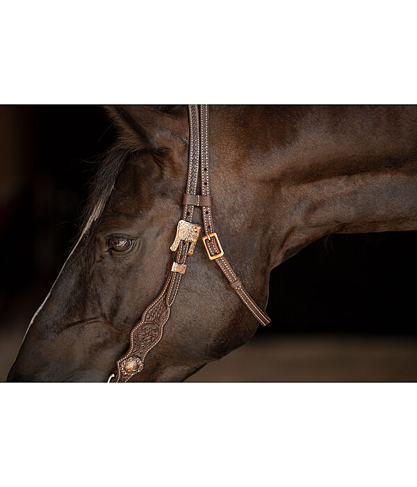 Testiera western Copper