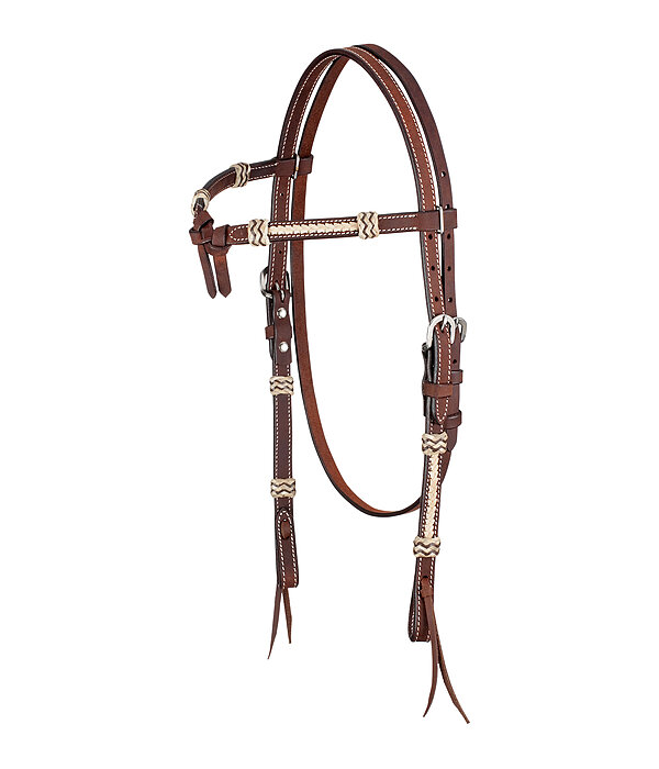 Testiera Braided Rawhide
