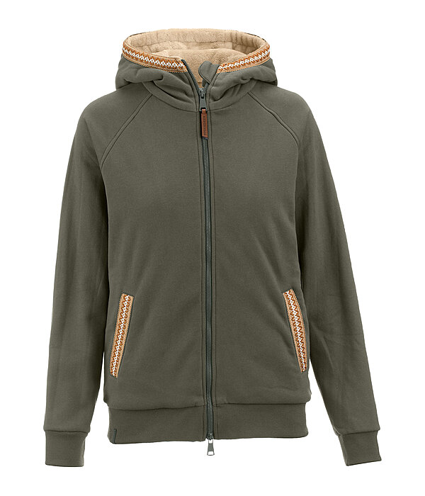 Felpa con cappuccio e zip Dakota