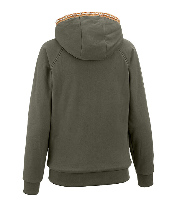 Felpa con cappuccio e zip Dakota