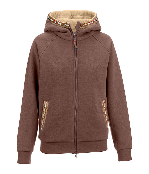 Felpa con cappuccio e zip Dakota