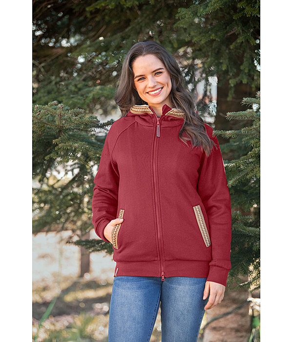 Felpa con cappuccio e zip Dakota