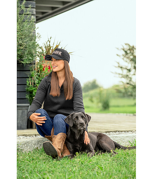 Felpa con mezza zip Reign