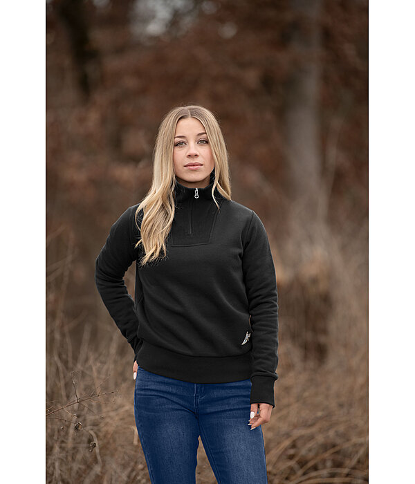 Felpa con mezza zip Reign