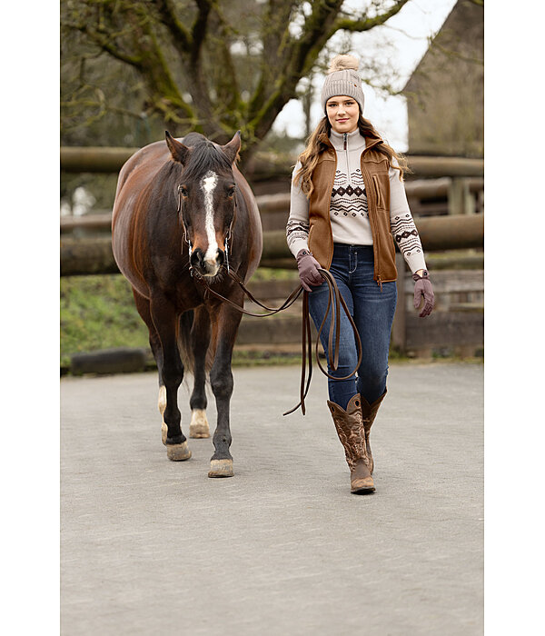 Gilet in pile melange Siyana