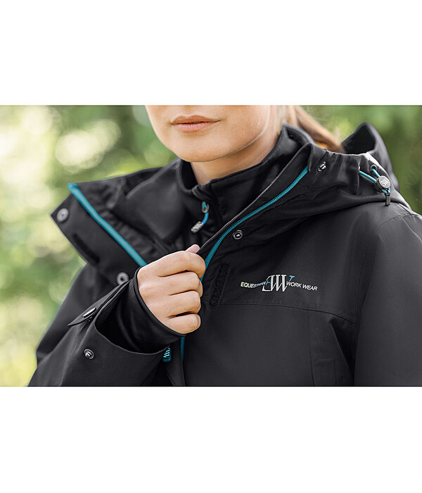 Parka outdoor funzionale & impermeabile 3 in 1 con gilet rimovibile
