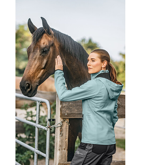 Giacca softshell traspirante con cappuccio rimovibile