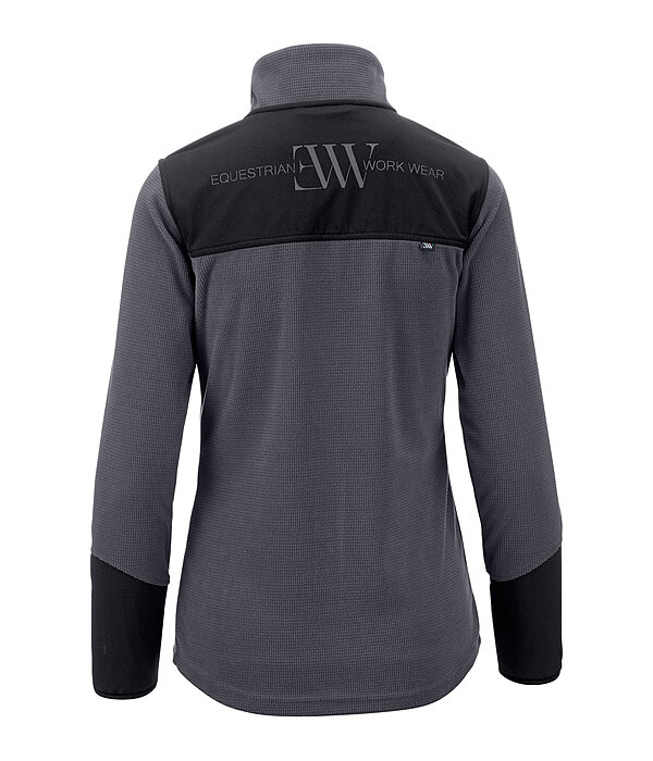 Giacca hybrid in pile Waffle