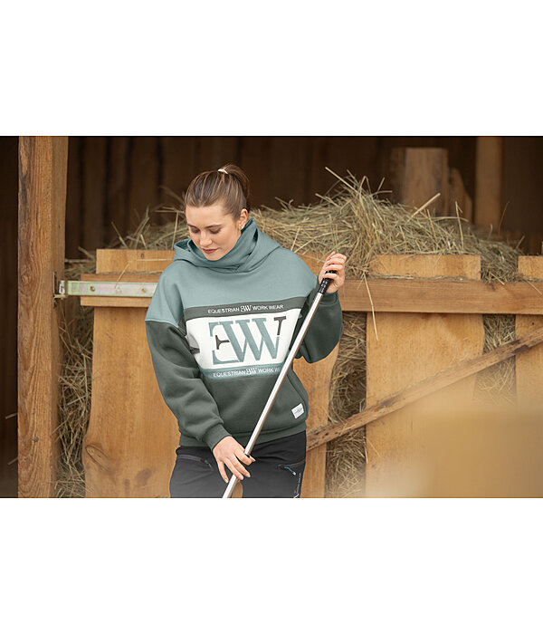 Felpa oversize con cappuccio