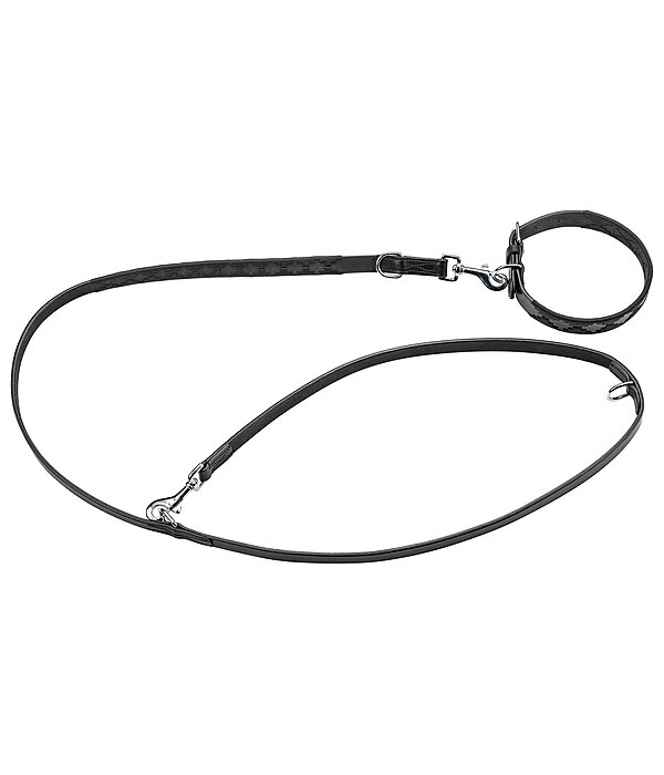 Set collare e guinzaglio in cuoio Polo Sports