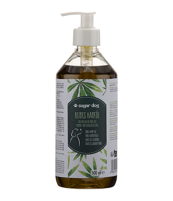 Olio di canapa puro per cani