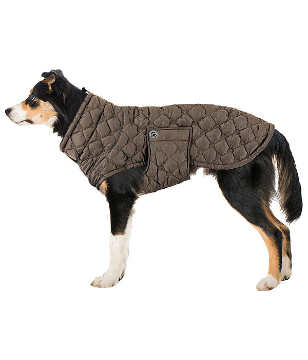 Cappotto trapuntato per cani Lightweight Cliff con pile, 200 g