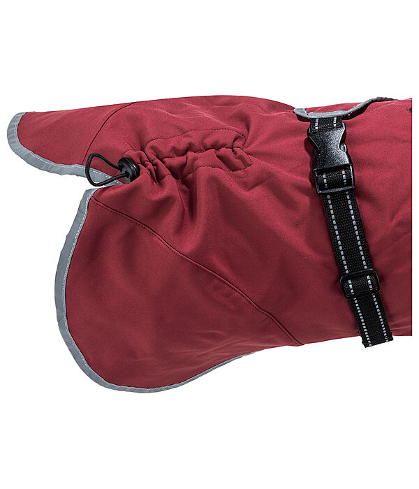 Cappotto in softshell per cani con colletto in pile Frida