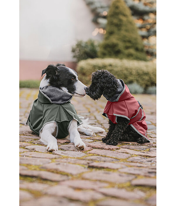 Cappotto in softshell per cani con colletto in pile Frida