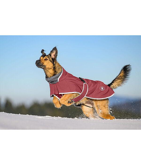 Cappotto in softshell per cani con colletto in pile Frida