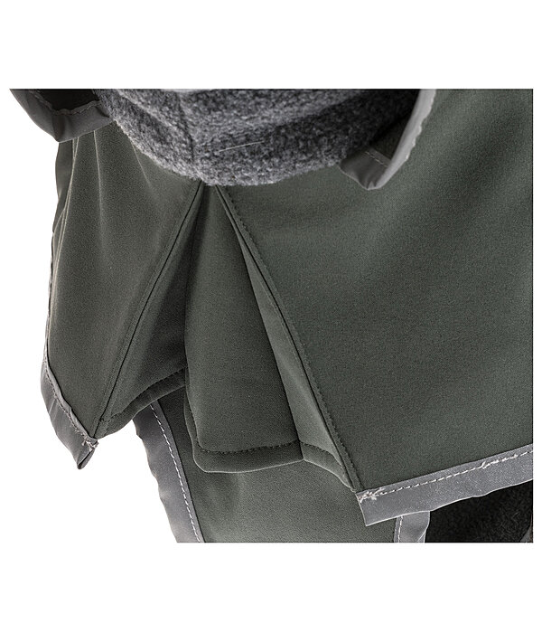 Cappotto in softshell per cani con colletto in pile Frida