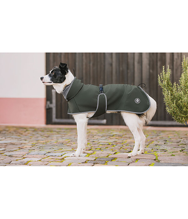 Cappotto in softshell per cani con colletto in pile Frida