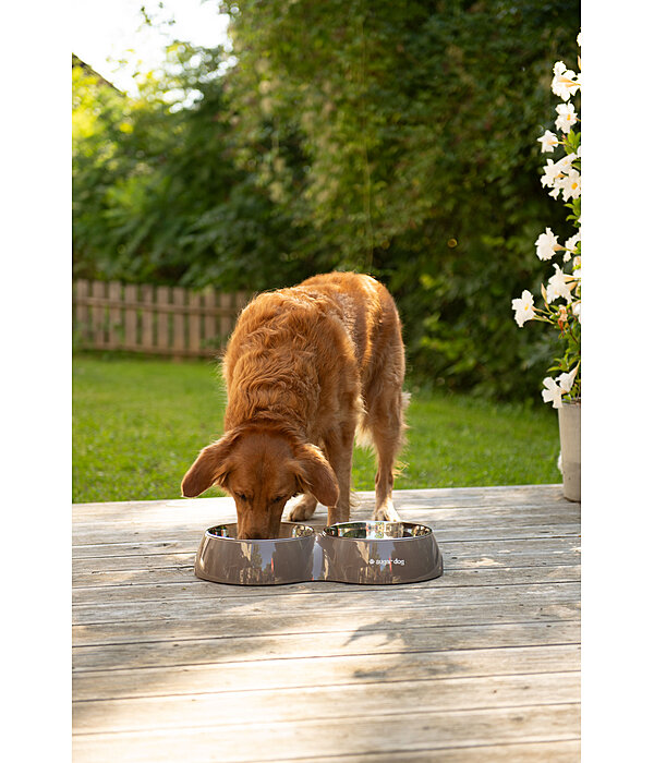 Ciotola doppia per cani