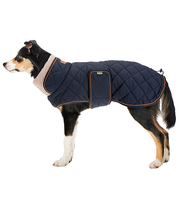 Cappotto trapuntato per cani Holly con pelliccia sintetica