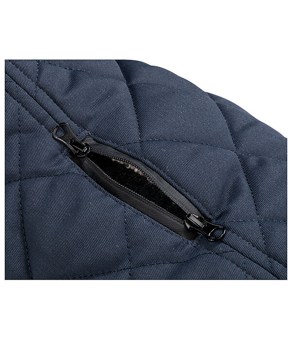 Cappotto trapuntato per cani Holly con pelliccia sintetica