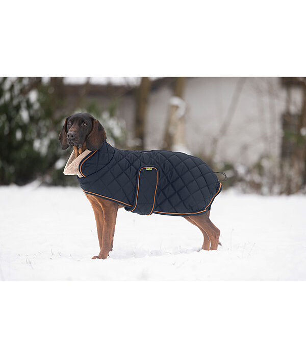 Cappotto trapuntato per cani Holly con pelliccia sintetica