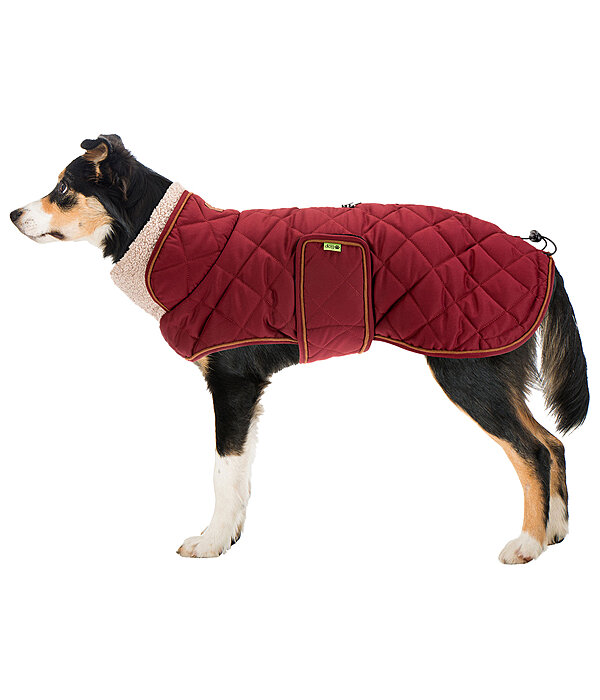 Cappotto trapuntato per cani Holly con pelliccia sintetica