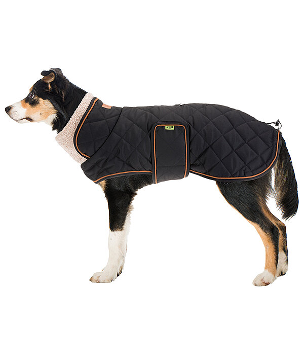 Cappotto trapuntato per cani Holly con pelliccia sintetica
