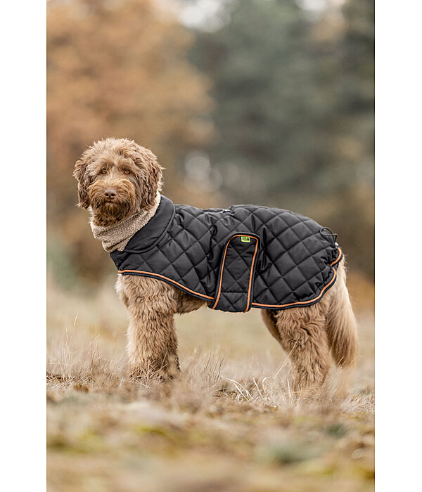 Cappotto trapuntato per cani Holly con pelliccia sintetica