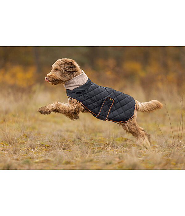 Cappotto trapuntato per cani Holly con pelliccia sintetica