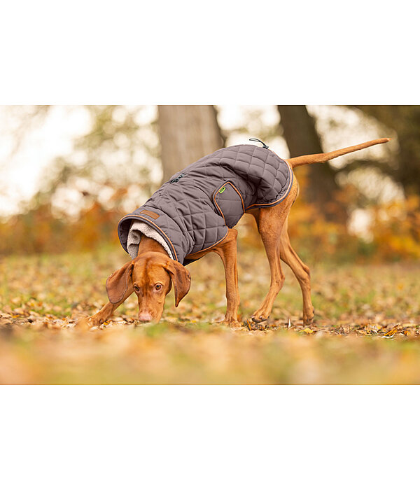 Cappotto trapuntato per cani Holly con pelliccia sintetica
