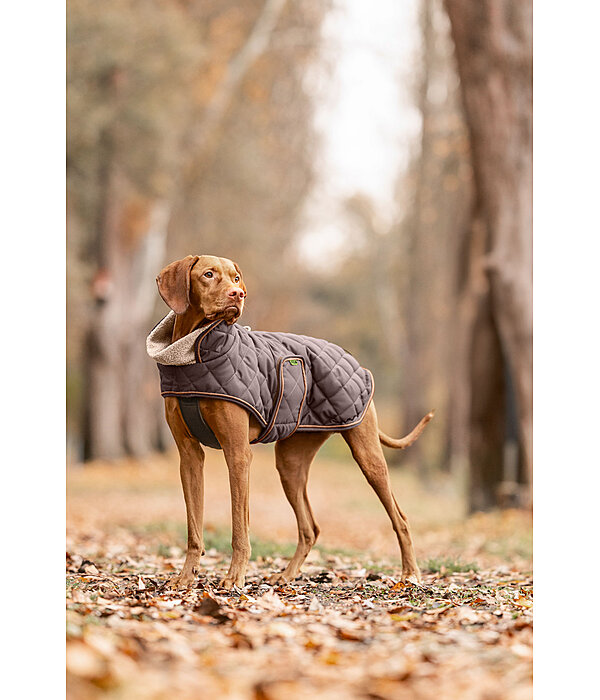 Cappotto trapuntato per cani Holly con pelliccia sintetica