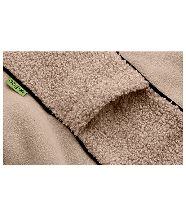 Cappotto con pelliccia sintetica per cani Frido