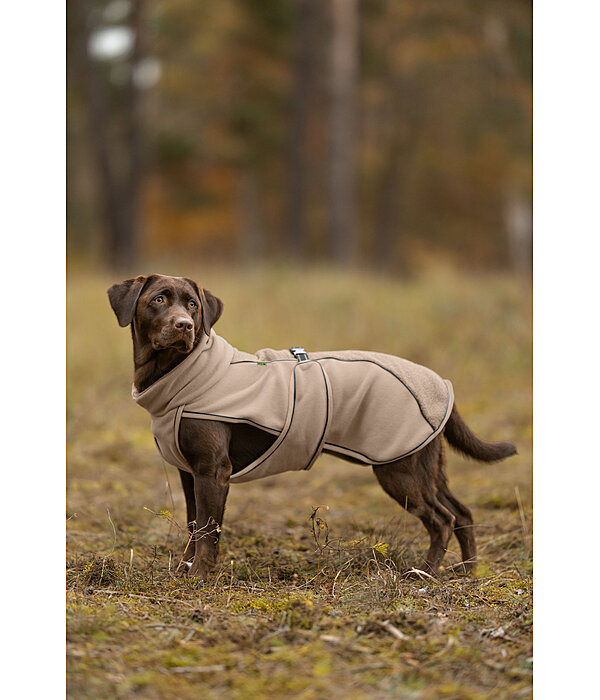 Cappotto con pelliccia sintetica per cani Frido