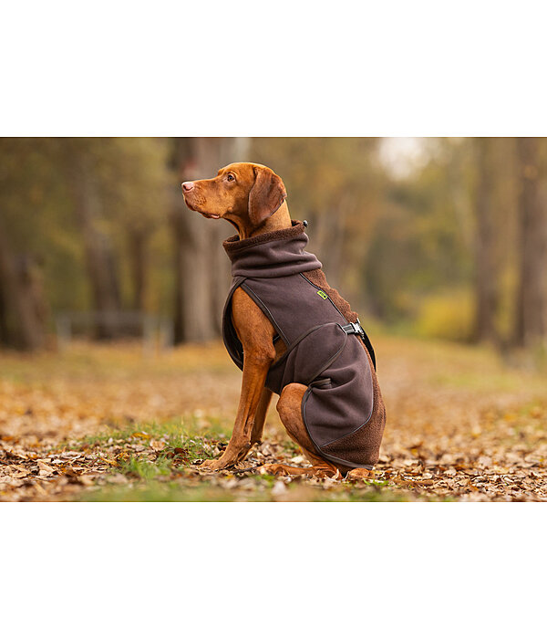 Cappotto con pelliccia sintetica per cani Frido