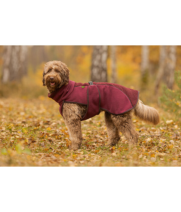 Cappotto con pelliccia sintetica per cani Frido