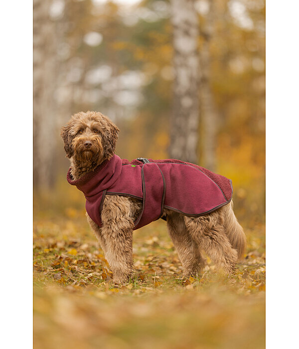 Cappotto con pelliccia sintetica per cani Frido