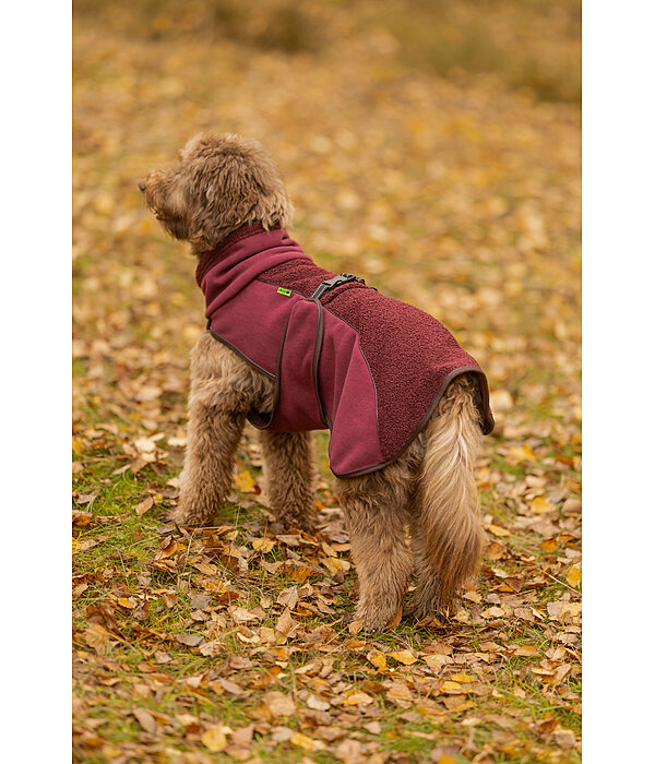 Cappotto con pelliccia sintetica per cani Frido