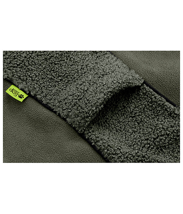 Cappotto con pelliccia sintetica per cani Frido