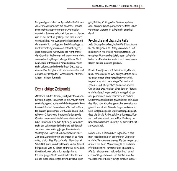 Basistraining für Pferde