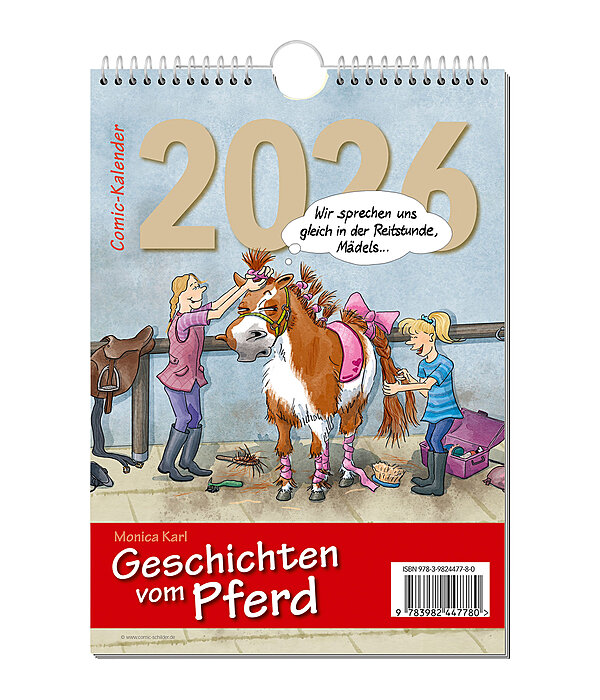 Storie di cavalli - Calendario a fumetti 2026