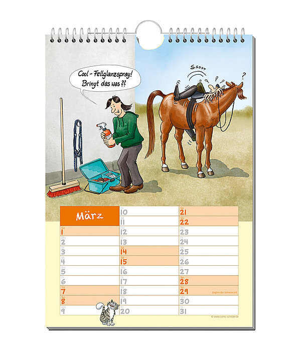 Storie di cavalli - Calendario a fumetti 2026