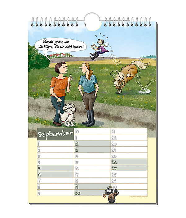 Storie di cavalli - Calendario a fumetti 2026