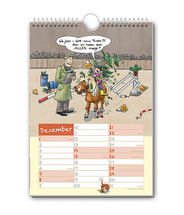 Storie di cavalli - Calendario a fumetti 2026