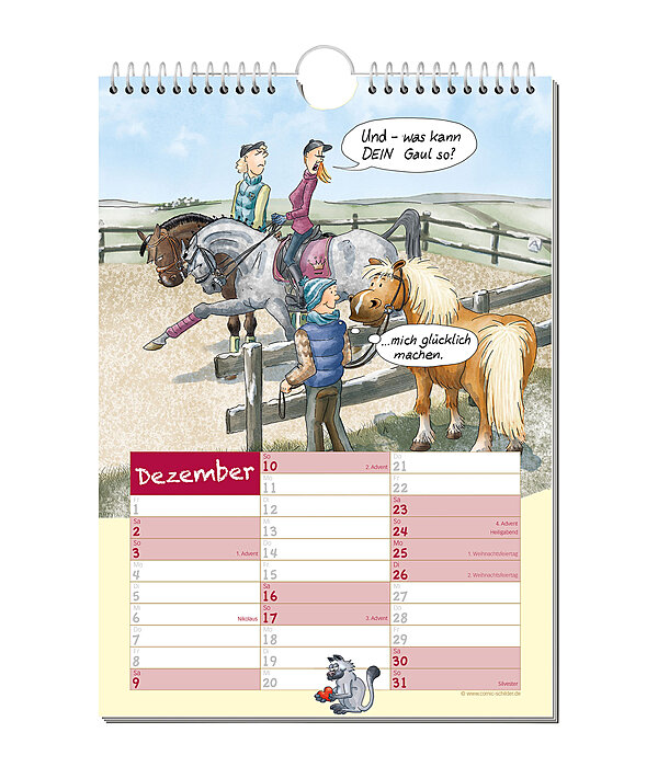 Storie di cavalli - Calendario a fumetti 2026