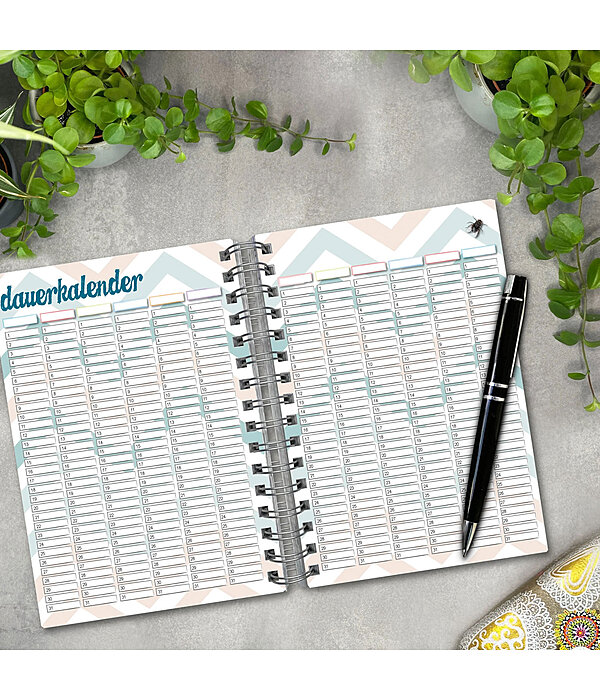 Reitertagebuch XXL - Dauerkalender