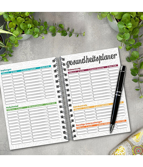 Reitertagebuch XXL - Dauerkalender