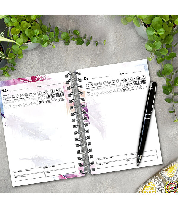 Reitertagebuch XXL - Dauerkalender