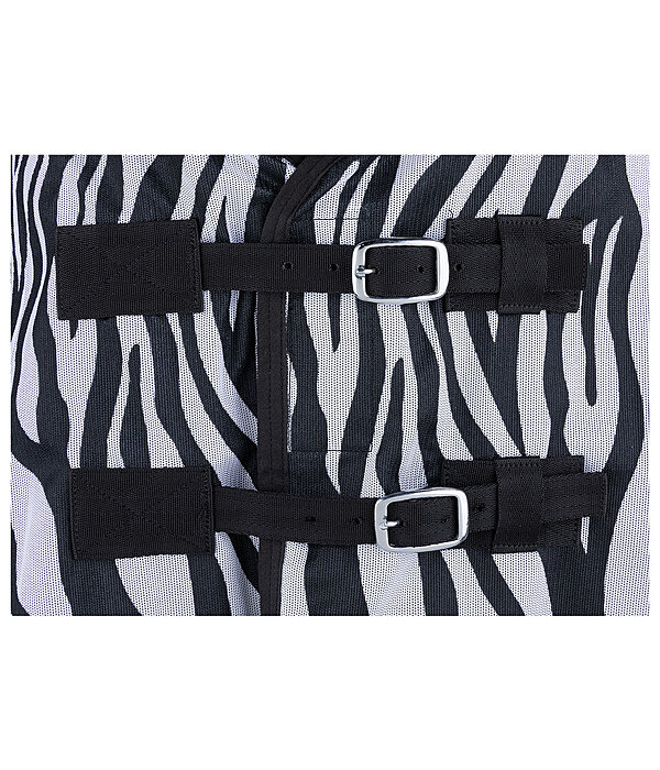 Coperta antimosche Zebra Combo con protezione per la pancia