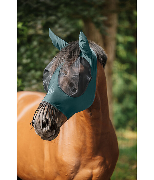 Maschera antimosche Stretch Comfort Pro con zip e frange