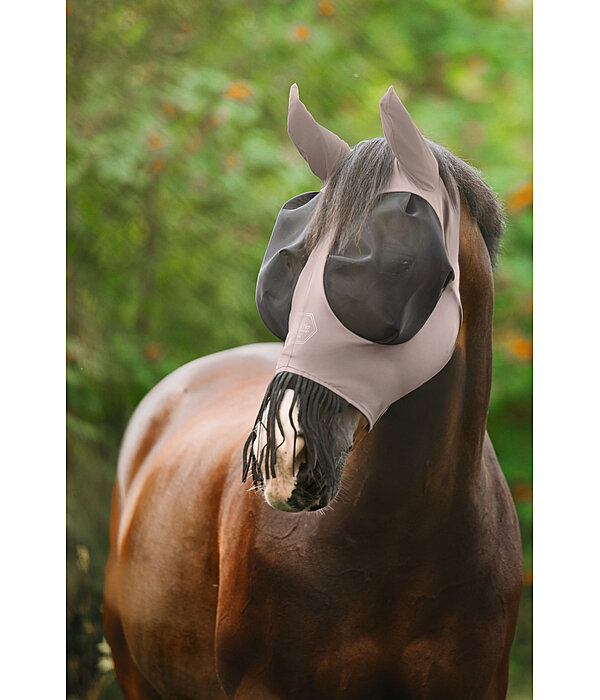 Maschera antimosche Stretch Comfort Pro con zip e frange
